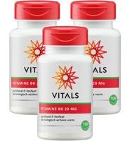 Vitamine B6 20 mg - 100 capsules - thumbnail