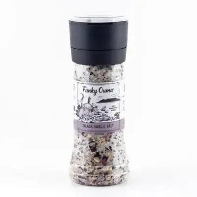Funky Ouma Black garlic salt grinder 310g