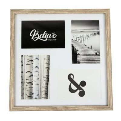 Fotolijst 4 passe-partout eiken 10 x 15 cm | 6 stuks
