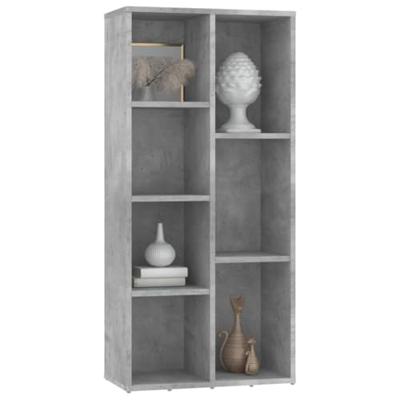 VidaXL Boekenkast 50x25x106 cm bewerkt hout betongrijs VidaXL Boekenkast 50x25x106 cm bewerkt hout betongrijs