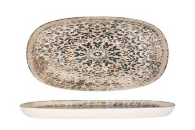 Rinart Serveerschaal - Aztec - Porselein - 35x18 cm - set van 2