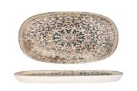 Rinart Serveerschaal - Aztec - Porselein - 35x18 cm - set van 2 - thumbnail