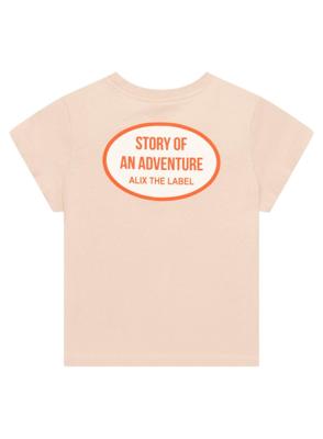 Kids Knitted Oval ALIX T-Shirt Sand