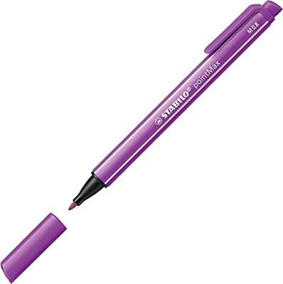 STABILO pointMax schrijfstift, 0,8 mm, etui van 12 stuks in geassorteerde kleuren