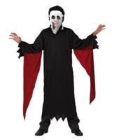 Kostuums voor Volwassenen Zwart Moordenaar (2 Onderdelen) - Maat: 10-12 Jaar - Maat: 10-12 Jaar - thumbnail