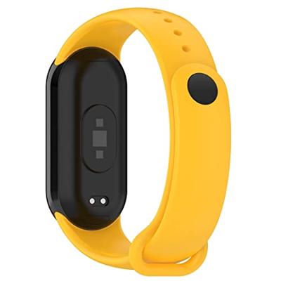 Siliconen bandje - Geel - Xiaomi Smart Band 8 / 9 / 10 Siliconen bandje - Geel - Xiaomi Smart Band 8 / 9 / 10