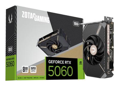 Zotac GAMING GeForce RTX 5060 SOLO NVIDIA 8 GB GDDR7 - thumbnail