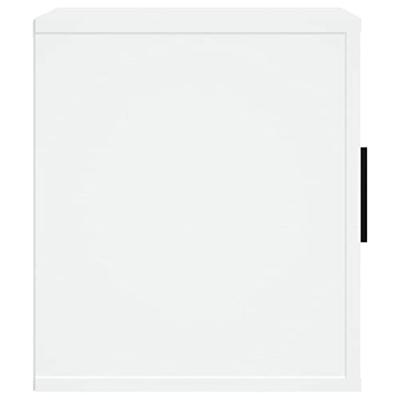 Tv-meubel 100x35x40 cm bewerkt hout wit