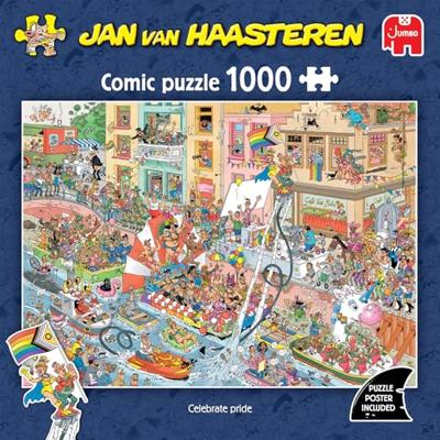 Jumbo Jan van haasteren legpuzzel - celebrate pride, 1000st.