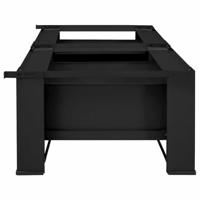VidaXL Wasmachine pedestal 2 pcs zwart 127 x 54,5 x 32,5 cm staal - thumbnail