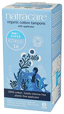 Natracare Cotton Tampons Super met Applicator Natracare Cotton Tampons Super met Applicator