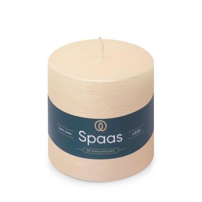 Cilinderkaars 100/100 parelmoer kaars Spaas - Spaas Cilinderkaars 100/100 parelmoer kaars Spaas - Spaas