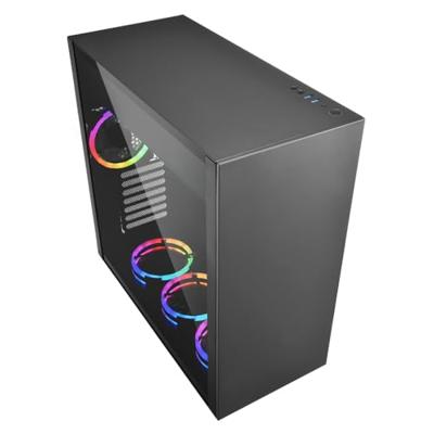 Sharkoon PURE STEEL RGB midi tower behuizing Sharkoon PURE STEEL RGB midi tower behuizing