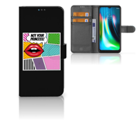 Motorola Moto G9 Play | E7 Plus | Wallet Case | met Pasjes | Popart Princess - thumbnail