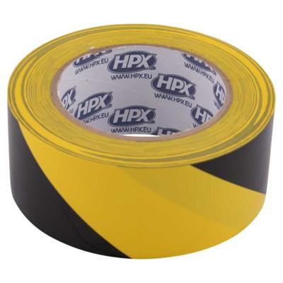 HPX Zelfklevende markeringstape | Geel/Zwart | 50mm x 33m - HW5033 HW5033