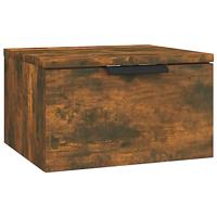 Nachtkastjes 2 st wandgemonteerd 34x30x20 cm gerookt eikenkleur - thumbnail