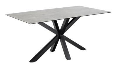 Bendt Eettafel 'Line' Keramiek, 160 x 90cm, kleur Grijs