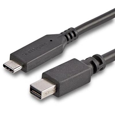 StarTech.com 1,8 m USB-C naar Mini DisplayPort kabel - USB C naar mDP kabel - 4K 60Hz - zwart (CDP2MDPMM6B)