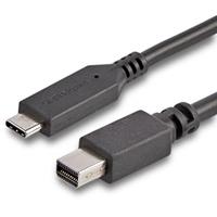 StarTech.com 1,8 m USB-C naar Mini DisplayPort kabel - USB C naar mDP kabel - 4K 60Hz - zwart (CDP2MDPMM6B) - thumbnail