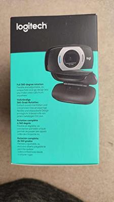Logitech C615 Full HD-webcam 1920 x 1080 Pixel Standvoet, Klemhouder Logitech C615 Full HD-webcam 1920 x 1080 Pixel Standvoet, Klemhouder