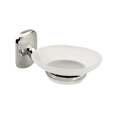 Zeephouder Sapho Rumba Hangend Melkglas / Chroom Zeephouder Sapho Rumba Hangend Melkglas / Chroom