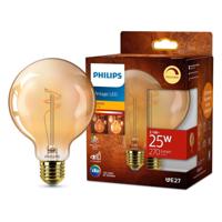 Philips Vintage LED Dimbare Globe G95 E27 60W Amberkleurig Glas - thumbnail