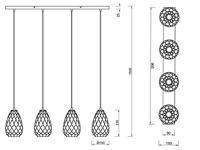 Trio Eetkamer hanglampOnyx - 301300442 - thumbnail