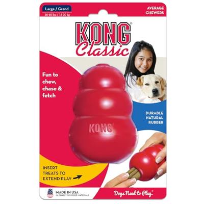 Hondenspeelgoed rubber large rood Kong - Kong Hondenspeelgoed rubber large rood Kong - Kong