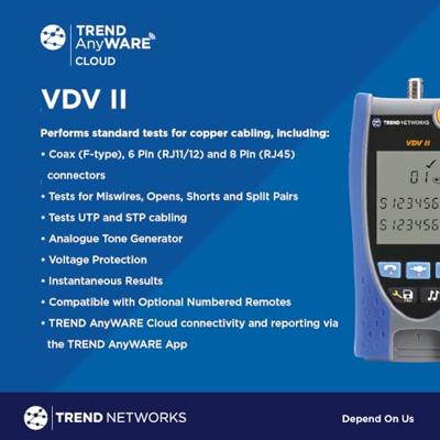 Trend Networks R158007 VDV II BT Kabeltester Trend Networks R158007 VDV II BT Kabeltester
