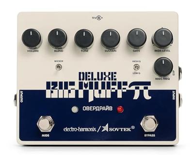 Electro Harmonix Sovtek Deluxe Big Muff Pi distortion sustainer