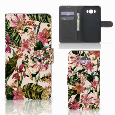 Samsung Galaxy J7 2016 Hoesje Flowers Samsung Galaxy J7 2016 Hoesje Flowers