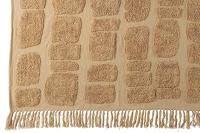 J-Line Plaid Sidney - polyester - beige - 192 x 123 cm - thumbnail