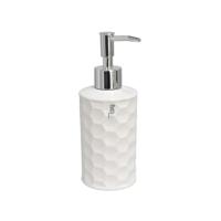 Zeepdispenser / Zeeppompje - Porselein Collectie - Wit - 260ml - Keramiek - 7x7x19 cm - thumbnail