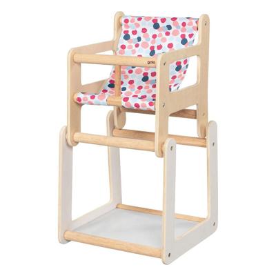 Goki houten poppenstoel met tafel 2in1 Goki houten poppenstoel met tafel 2in1