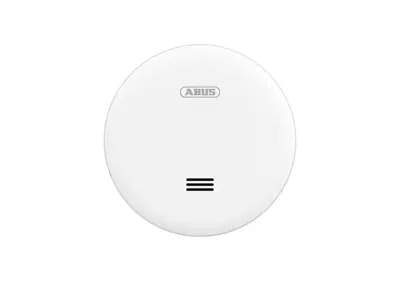 ABUS RWM165 Draadloze rookmelder Incl. batterij (10 jaar), Koppelbaar werkt op batterijen (Ø x h) 102 mm x 36 mm