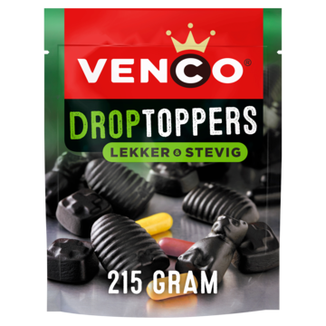 Venco Droptoppers lekker stevig 215 Gram