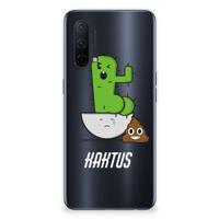 OnePlus Nord CE 5G Telefoonhoesje met Naam Cactus Poo - thumbnail