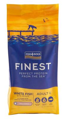 FISH4DOGS Finest Ocean White fish S - droog hondenvoer - 6kg