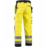 Blåkläder Werkbroek softshell High-Vis 15672517 | High Vis Geel/Zwart | Maat 58 - 7330509405833 - thumbnail