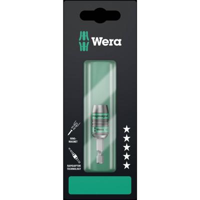 Wera 887/4 RR SB Rapidaptor universele bithouder met ringmagneet, 1/4 duim x 57 mm - 1 stuk - 05073511001