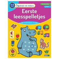 Deltas Oefenboek met stickers - eerste leesspelletjes (5-6 jaar) - thumbnail