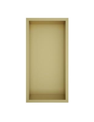 Hotbath &MORE Inbouwbox of inbouwnis - 30x15x10 - Geborsteld messing PVD BOX015BBP