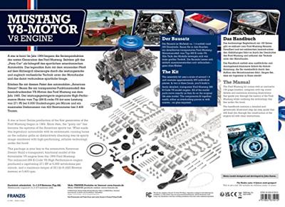 Franzis 1/4 Mustang V8 Engine kit