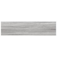 Wandschappen 4 st 40x10x1,5 cm bewerkt hout grijs sonoma eiken - thumbnail