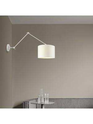 Moderne wandlamp Shift voor lampenkap, 70-70-32cm, Wit, wandlamp met-verstelbare-arm-van, Metaal, geschikt-voor-E27-LED-lichtbron, voor-lampenkap-met-doorsnede-max., 20cm Moderne wandlamp Shift voor lampenkap, 70-70-32cm, Wit, wandlamp met-verstelbare-arm-van, Metaal, geschikt-voor-E27-LED-lichtbron, voor-lampenkap-met-doorsnede-max., 20cm