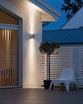 KonstSmide Led wandspotMonza 2x6w - 3000K 14cm metaalgrijs - 7931-310
