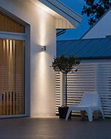 KonstSmide Led wandspotMonza 2x6w - 3000K 14cm metaalgrijs - 7931-310 - thumbnail