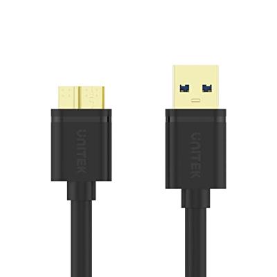 UNITEK USB-A naar Micro USB-B kabel 2m - Verbindt Computers met Externe Schijven USB-hubs Webcams Tablets Telefoons - USB 3.1 Gen 1 SuperSpeed ​​5Gps - 100% Koperen Geleiders