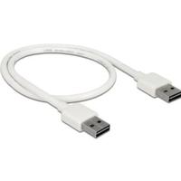 Delock 85192 Kabel EASY-USB 2.0 Type-A male > EASY-USB 2.0 Type-A male 0,5 m wit - thumbnail