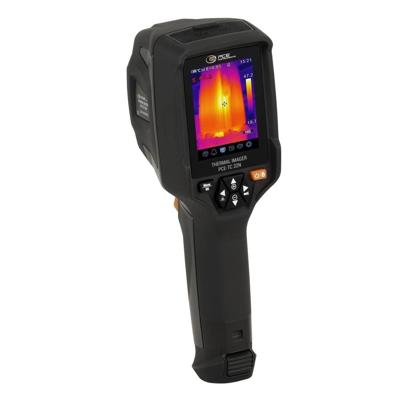 PCE Instruments Warmtebeeldcamera -20 tot 550 °C 25 Hz Geïntegreerde digitale camera, Uiterst robuust, Tot 2 m valveilig, Incl. infrarood thermometer PCE Instruments Warmtebeeldcamera -20 tot 550 °C 25 Hz Geïntegreerde digitale camera, Uiterst robuust, Tot 2 m valveilig, Incl. infrarood thermometer